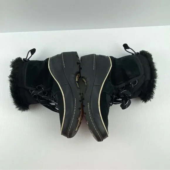 Sorel Tivoli II Boots Suede Faux Fur Winter Snow Boots - Picture 4 of 10